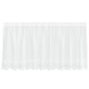 vidaXL Lace Gardin Hvid 100 x 300 cm Polyester