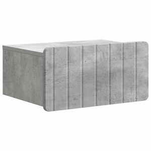 vidaXL V&aelig;gh&aelig;ngt Natbord Betongr&aring; 49 x 34,5 x 24 cm Konstrueret tr&aelig;
