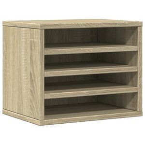 vidaXL dueslag til skrivebord 36x26x29,5 cm konstrueret tr&aelig; sonoma-eg