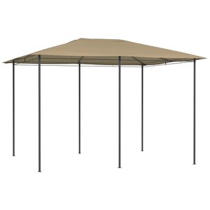 vidaXL havepavillon 3x4x2,6 160 g/m&sup2; gr&aring;brun