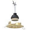 vidaXL Spotlight 24 pcs Guld 9 x 9 x 2.5 cm Metal