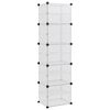 vidaXL skoreol 44x31,5x153,5 cm PP transparent