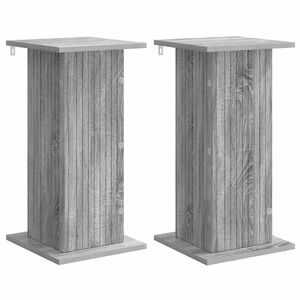 vidaXL Planteholder 2 pcs Gr&aring; sonoma-eg 30,5 x 30 x 60,5 cm