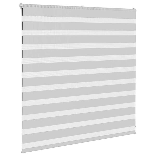 vidaXL zebragardin lysegr&aring; 150x100 cm stofbredde 145,9 cm polyester