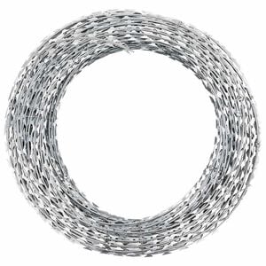 vidaXL BTO-22 Concertina pigtr&aring;d 60 m galvaniseret st&aring;l