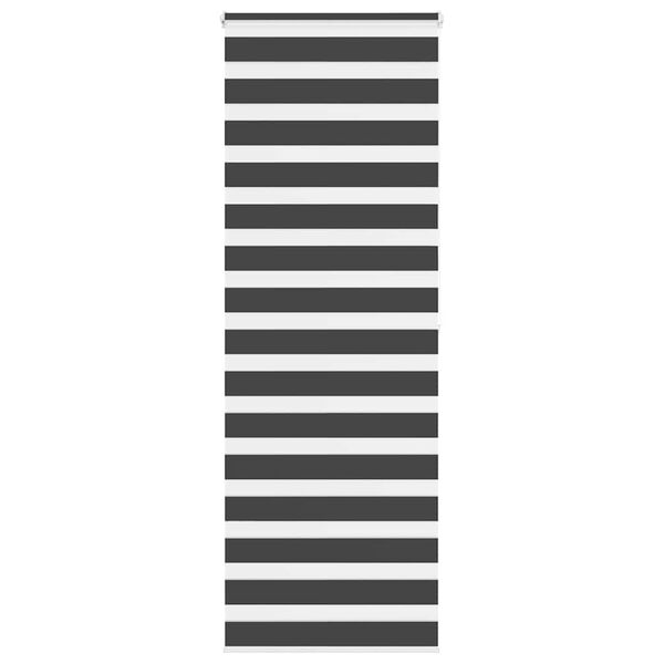 vidaXL zebragardin sort 80x200 cm stofbredde 75,9 cm polyester