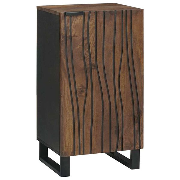 vidaXL Sideboard Brun 40 x 33 x 75 cm Massivt mangotr&aelig;