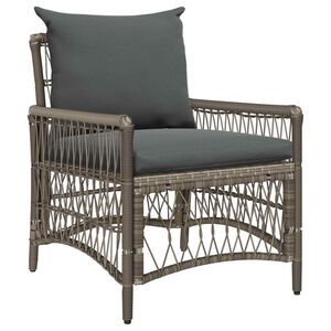 vidaXL Have Stol Gr&aring; polyrattan