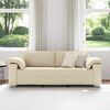 vidaXL Sofa 178cm Creme Stof
