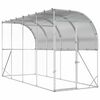 vidaXL H&oslash;nsehus Mod V&aelig;g S&oslash;lv 600 x 150 x 215 cm Galvaniseret st&aring;l