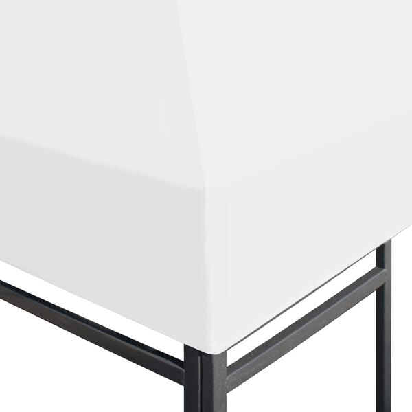 vidaXL pavillontopdække 270 g/m² 3x3 m hvid