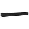vidaXL Sengeskuffer Sort eg 200 x 36,5 x 16,5 cm Konstrueret tr&aelig;