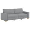 vidaXL 3-personers sofa lysegr&aring; 220x78x84 cm stof