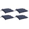 vidaXL stolehynder 4 stk. 50x50x7 cm oxfordstof marinebl&aring;