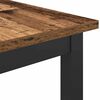 vidaXL bord Gammelt tr&aelig; 100 x 40 x 100,5 cm Ingeni&oslash;rtr&aelig; og st&aring;l