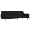 vidaXL 2-personers sovesofa stof sort