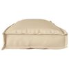 vidaXL Pude Beige 110 x 40 x 8 cm Oxford stof
