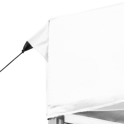 vidaXL foldbart festtelt aluminium 6 x 3 m hvid