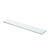 vidaXL hylde glaspanel klar 70x12 cm