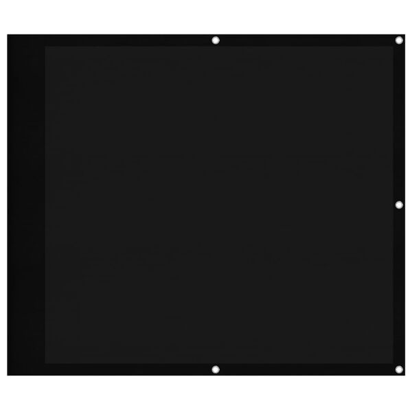 vidaXL altanafsk&aelig;rmning 90x800 cm 100 % polyester sort