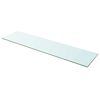 vidaXL hylde glaspanel klar 100x25 cm