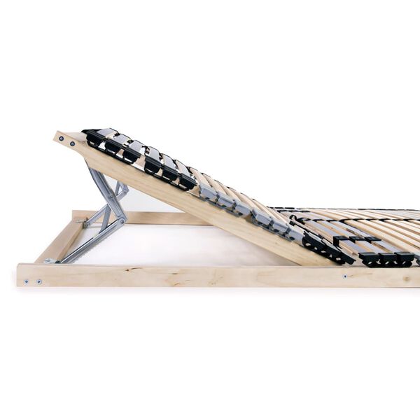 vidaXL lamelbund til seng med 42 lameller 7 zoner 100 x 200 cm