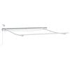 vidaXL Markiseramme Hvid 350 x 250 cm Aluminium