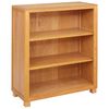 vidaXL Kabinet med opbevaring Brun 80 x 35 x 95 cm Massivt Eg Tr&aelig;