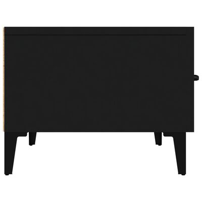 vidaXL tv-bord 150x34,5x30 cm konstrueret træ sort