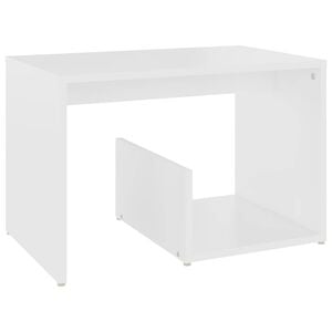 vidaXL sidebord 59x36x38 cm konstrueret tr&aelig; hvid
