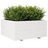 vidaXL plantekasse 100x100x49,5 cm massivt fyrretr&aelig; hvid