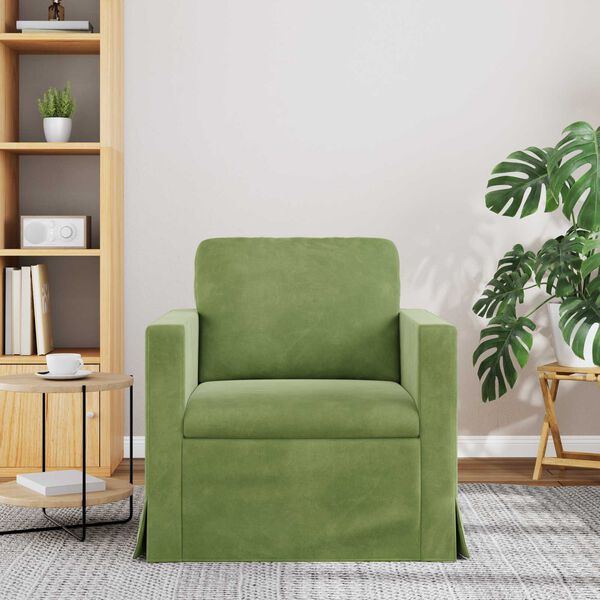 vidaXL Sofa Lys gr&oslash;n Samlede dimensioner: 78 x 78 x 80 cm (B x D x H)