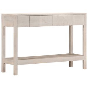 vidaXL konsolbord 110x35x75 cm massivt mangotr&aelig;