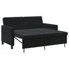 vidaXL Sovesofa Sort Stof