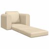 vidaXL Sovesofa Creme 98 x 71 x 83 cm Stof