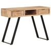 vidaXL skrivebord 107x45x79 cm massivt akacietr&aelig; med naturlige kanter