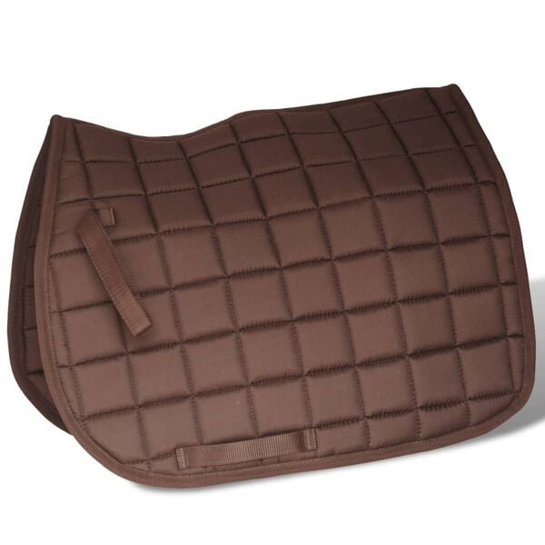 vidaXL sadels&aelig;t til heste 5-i-117,5" &aelig;gte l&aelig;der brun 18 cm