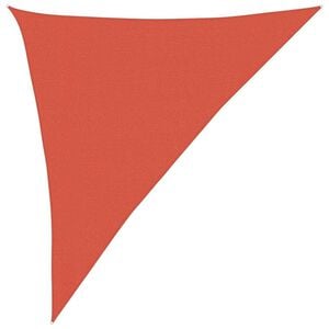 vidaXL solsejl 3x4x5 m 160 g/m&sup2; HDPE terrakotta