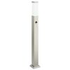vidaXL pullertlampe med sensor 80 cm rustfrit st&aring;l IP44