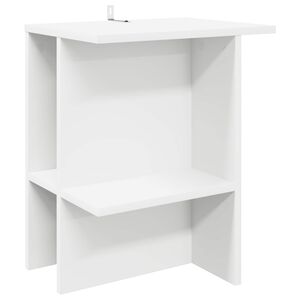 vidaXL Sofabord Hvid 40 x 30 x 49 cm Konstrueret tr&aelig;