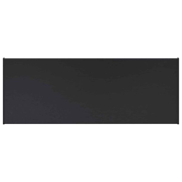 vidaXL Vindueskarm Antracit med tr&aelig;struktur 100 x 30 x 4,5 cm PVC