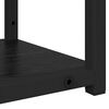 vidaXL V&aelig;ghylde med hylde Sort eg 60 x 21 x 78,5 cm Konstrueret tr&aelig;