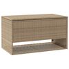 vidaXL udend&oslash;rs hyndeboks 100x55x55,5 cm polyrattan beige