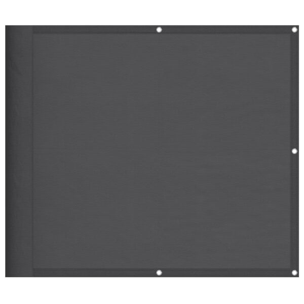 vidaXL altanafsk&aelig;rmning 90x700 cm 100 % polyester antracitgr&aring;