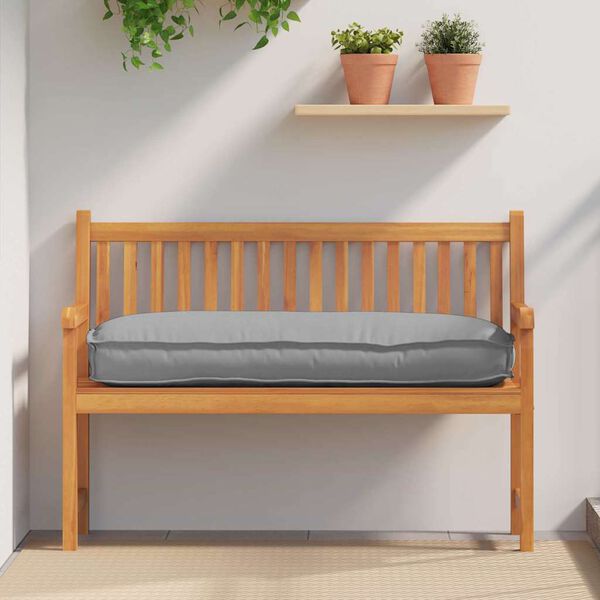 vidaXL Pude Gr&aring; 120 x 50 x 12 cm Oxford stof