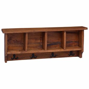 vidaXL B&oslash;jle Brun 70 x 11 x 27 cm Massiv Mahogni