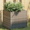 vidaXL plantekasse 36x30x32 cm polyrattan gr&aring;