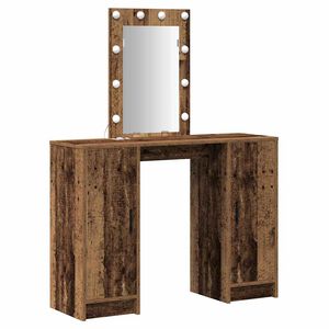 vidaXL Kl&aelig;deskab Brun 102 x 33 x 135 cm Konstrueret tr&aelig;