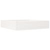 vidaXL plantekasse 110x110x23 cm massivt fyrretræ hvid