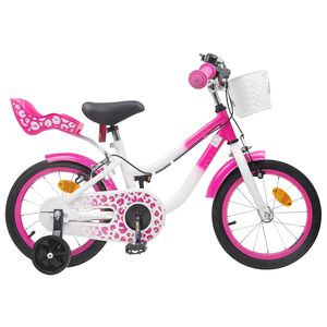 vidaXL B&oslash;rnecykel 12 tommer til 2-4 &aring;r gamle Lyser&oslash;d